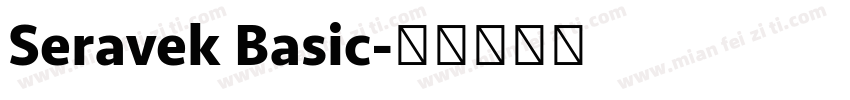 Seravek Basic字体转换
